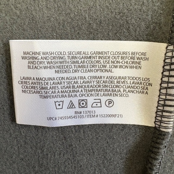 Orvis Men's Full Zip Bonded Mesh Jacket, Phantom Black/Dark Gray, Large, NWT - Picture 16 of 16